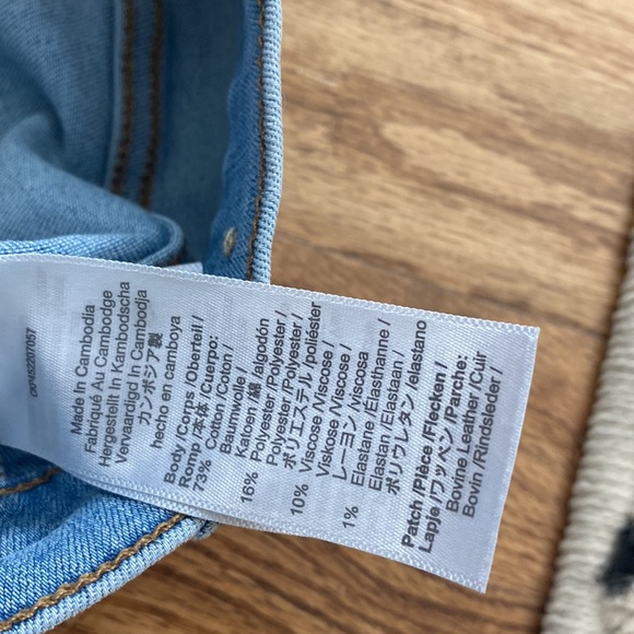 Madewell Cali Demi Boot Jeans Button Front 28 - Picture 10 of 10